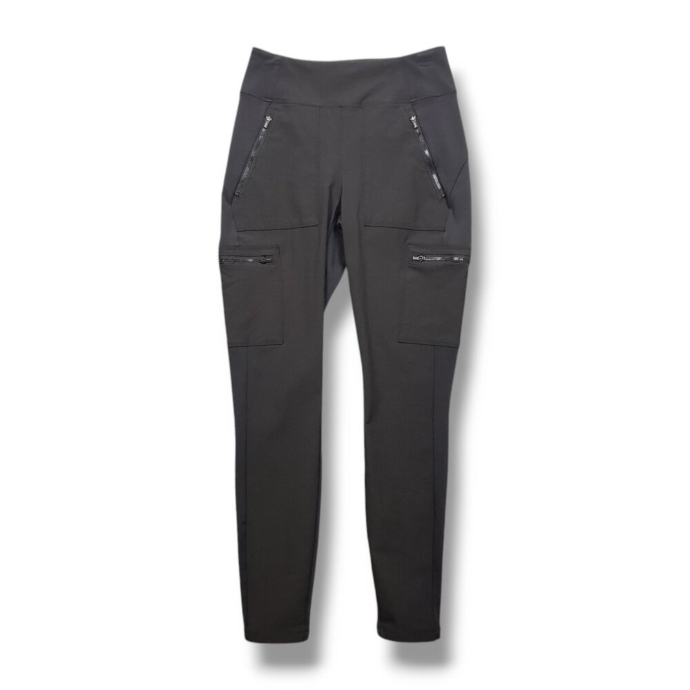 Athleta Headland Hybrid Cargo II Tight Womens 2 BlackTravel UPF 50 Pants